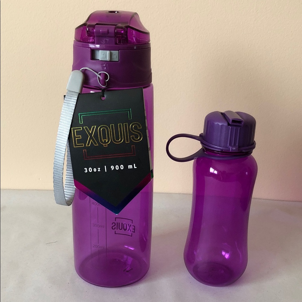 EXQUIS And TRITAN Water Bottles Set of Two